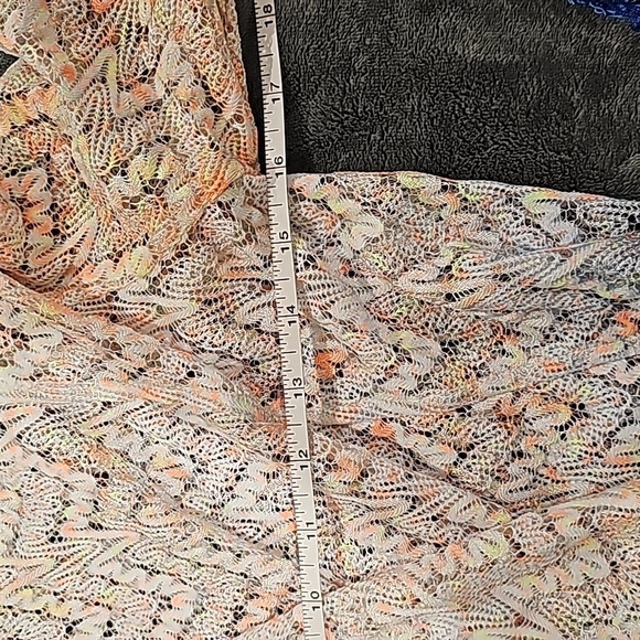 Sky Gorgeous mega bell sleeved knit kimono with tassle fringe size Small - Picture 6 of 8